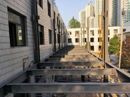 厂房钢结构加建搭设