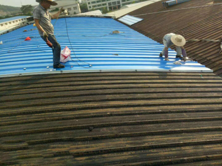 铁皮瓦屋面加固防水保温工程